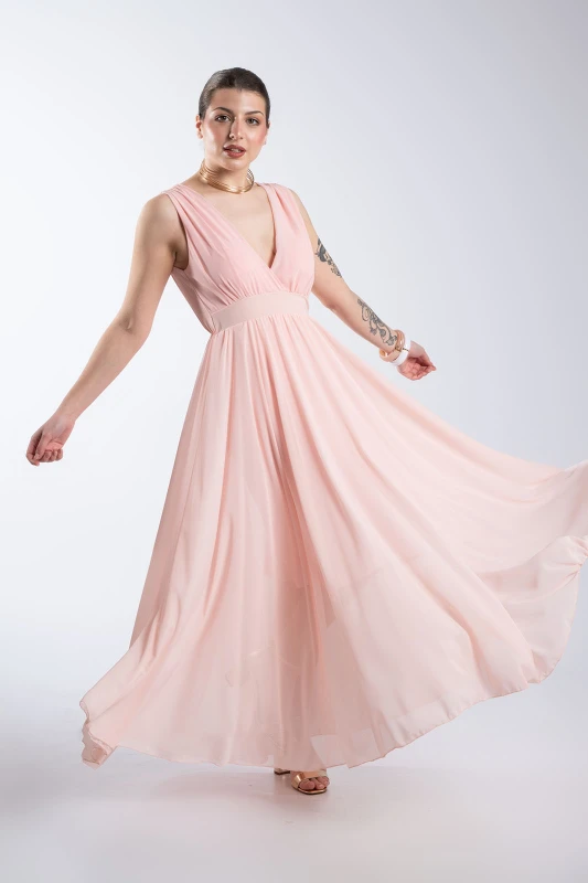 Φόρεμα Αμάνικο Maxi Stacie