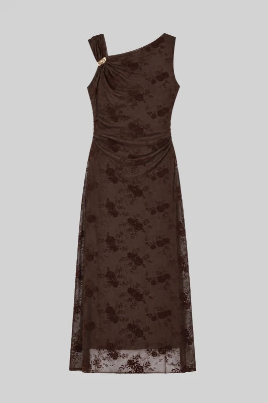 Dress Sleeveless with Decorative Detail