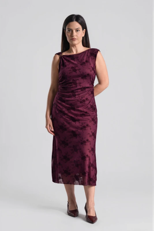 Dress Sleeveless with Decorative Detail