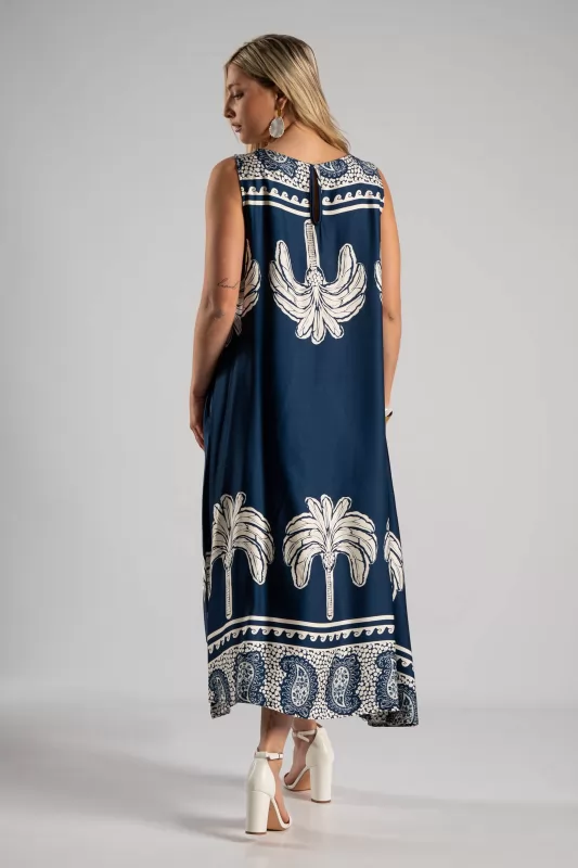 Sleeveless Dress Palm