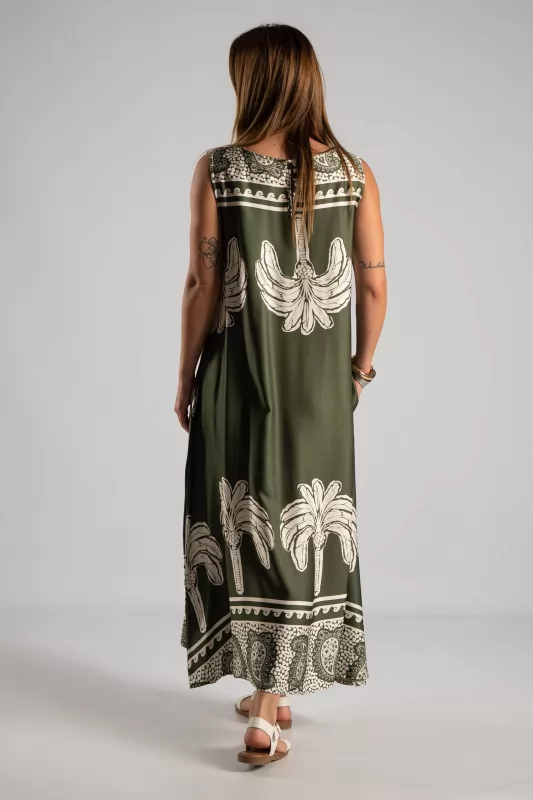 Sleeveless Dress Palm