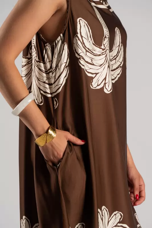 Sleeveless Dress Palm