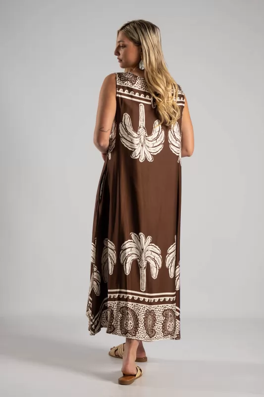 Sleeveless Dress Palm