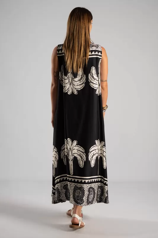 Sleeveless Dress Palm