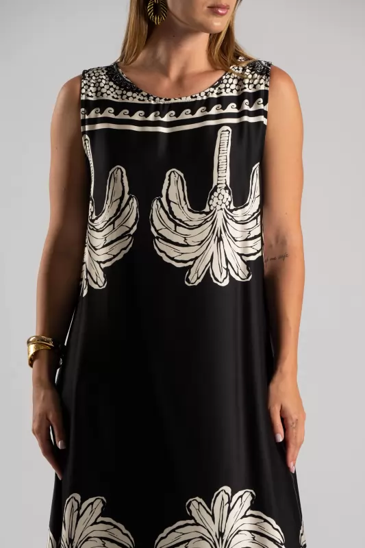 Sleeveless Dress Palm