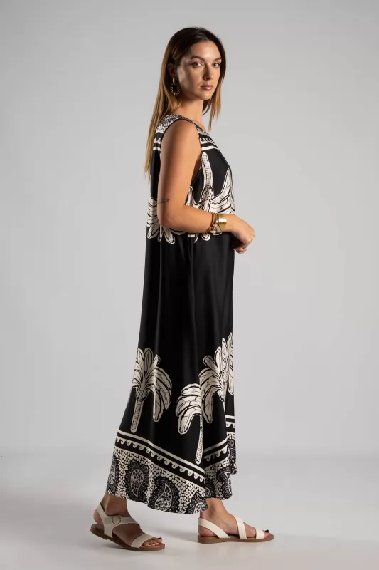 Sleeveless Dress Palm