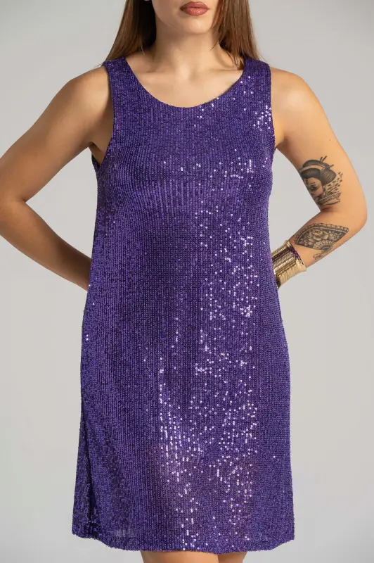 Dress Sleeveless Sequins
