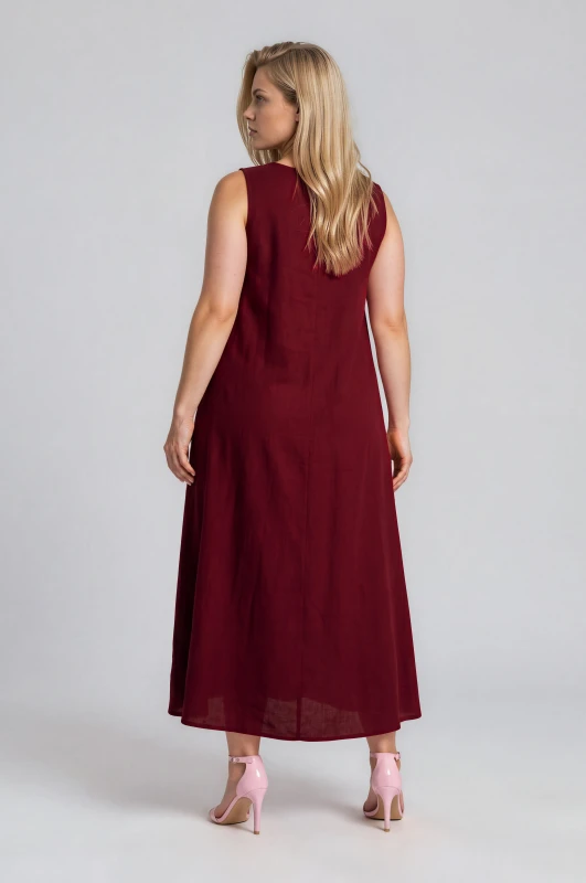 Dress Sleeveless V Neckline