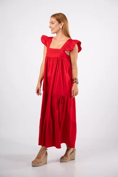 Φόρεμα Angelica Κόκκινο