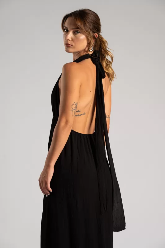 Φόρεμα Άνοιγμα Πλάτη Lurex