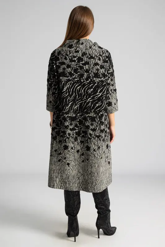 Φόρεμα Ασύμμετρο Φύλλα 3D