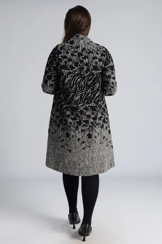 Φόρεμα Ασύμμετρο Φύλλα 3D