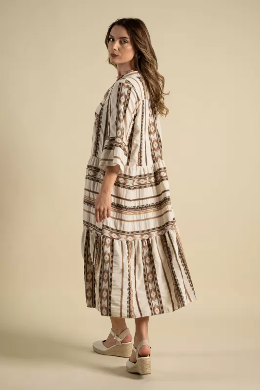 Φόρεμα Boho Κέντημα