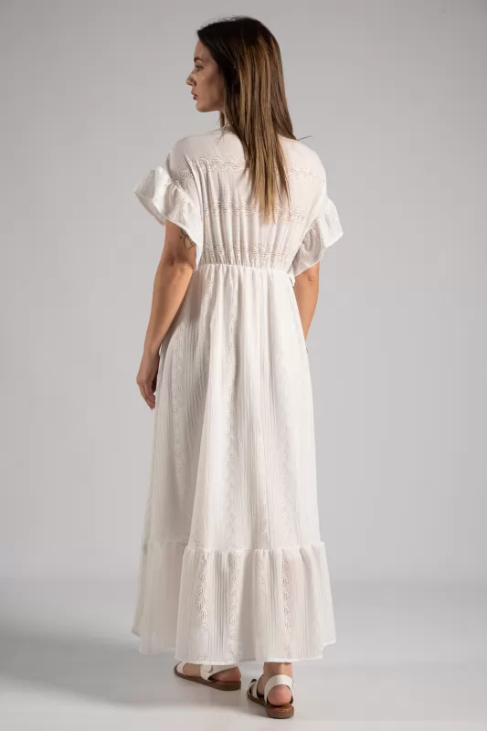 Φόρεμα Broderie Midi