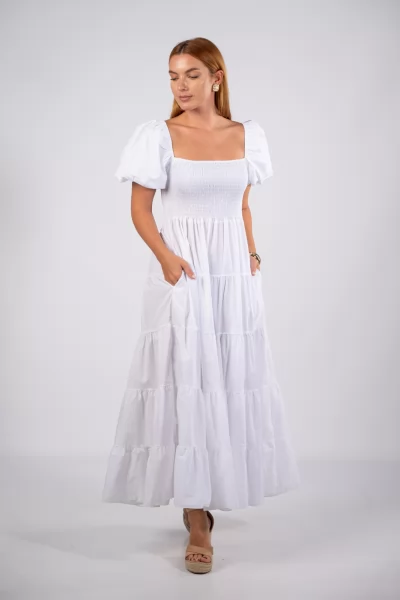 Φόρεμα Cindy Λευκό