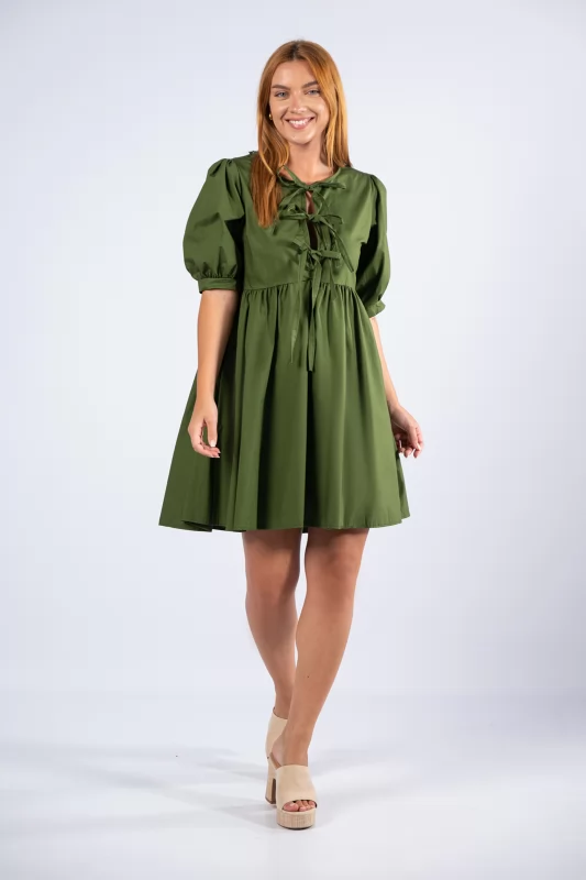 Dress Cotton Khaki