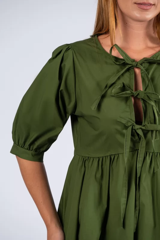 Dress Cotton Khaki