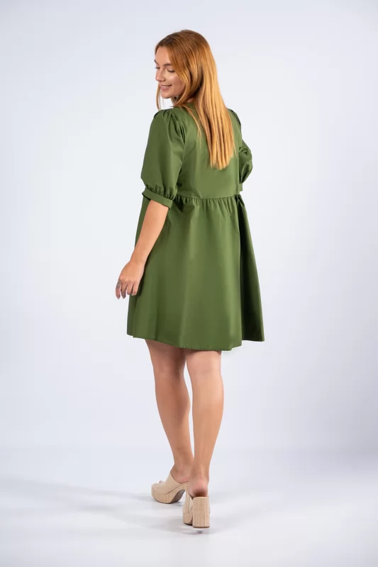 Dress Cotton Khaki