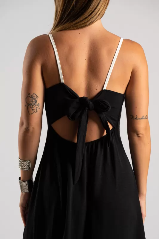 Φόρεμα Crep Maxi Ρίγες