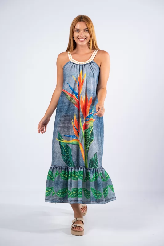 Dress Dalia Denim Blue