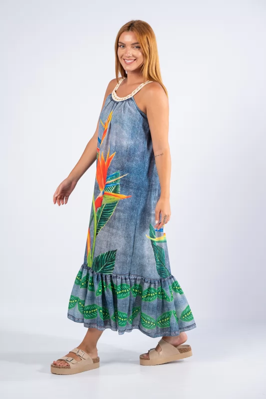 Dress Dalia Denim Blue