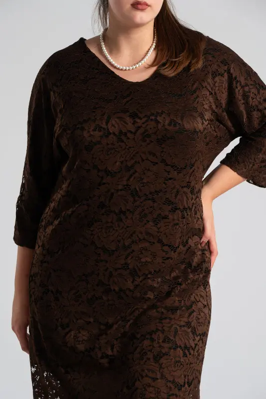 Φόρεμα Δαντέλα Φιόγκος Πλάτη