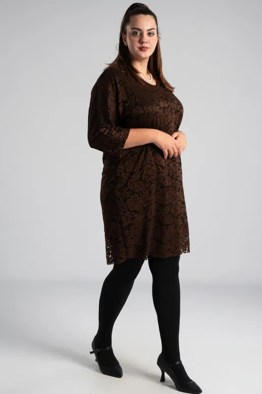 Φόρεμα Δαντέλα Φιόγκος Πλάτη