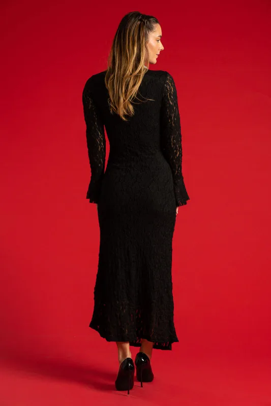 Dress Lace Sleeves Bell 