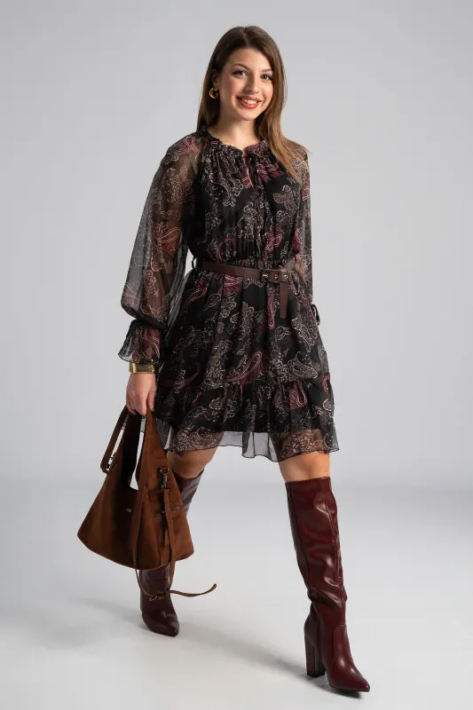 Φόρεμα Διαφάνεια Paisley