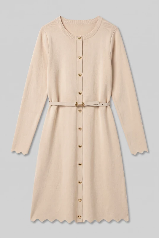 Dress Decorative Buttons Belt
