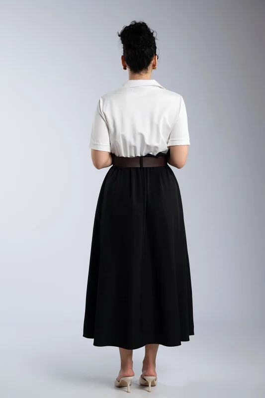Double Color Dress