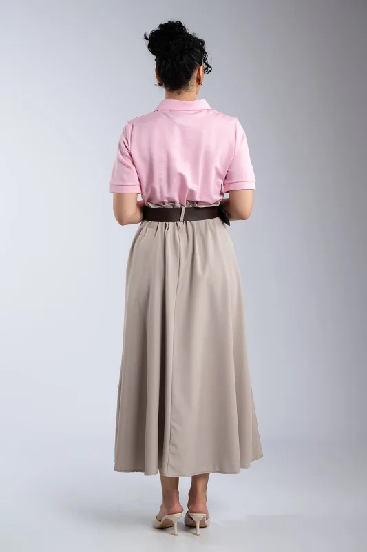 Double Color Dress