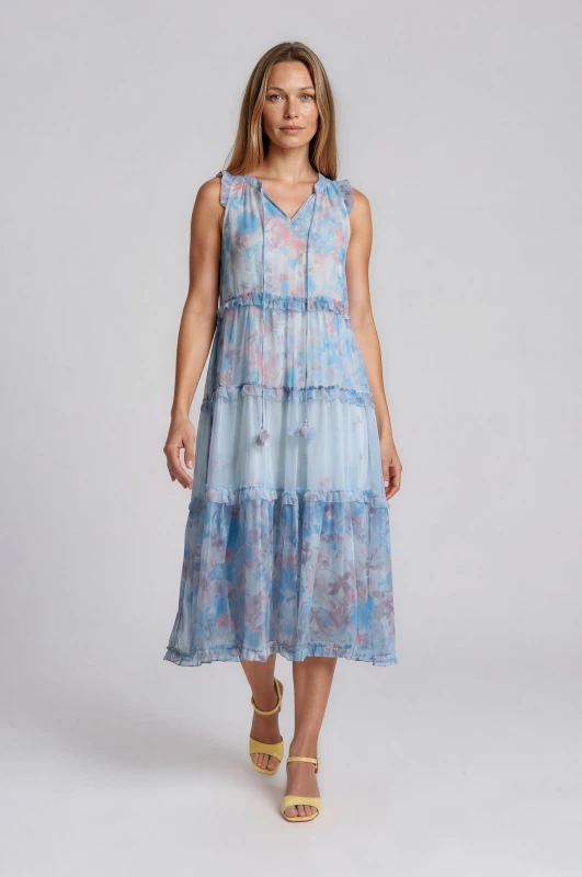 Eliza Sleeveless Floral Dress 
