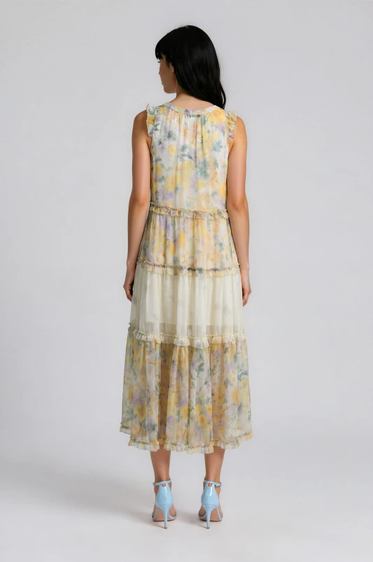 Eliza Sleeveless Floral Dress 