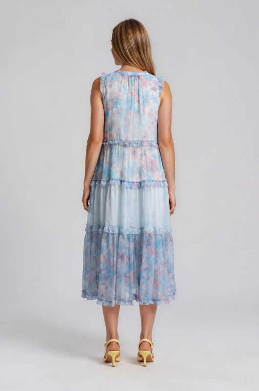 Eliza Sleeveless Floral Dress 