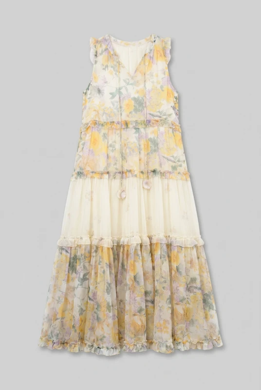 Eliza Sleeveless Floral Dress 