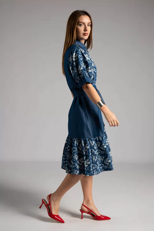 Dress Floral Short Sleeve