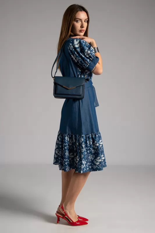 Dress Floral Short Sleeve