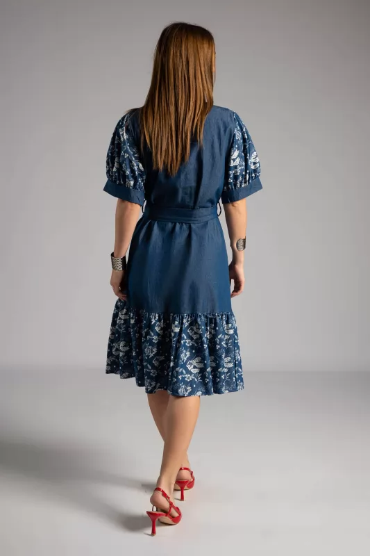 Dress Floral Short Sleeve