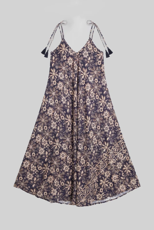 Φόρεμα Floral με Τιράντες