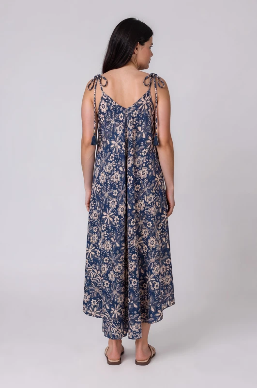 Φόρεμα Floral με Τιράντες