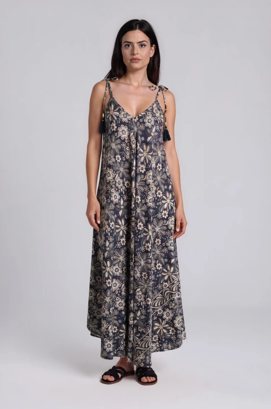 Dress Floral with Straps