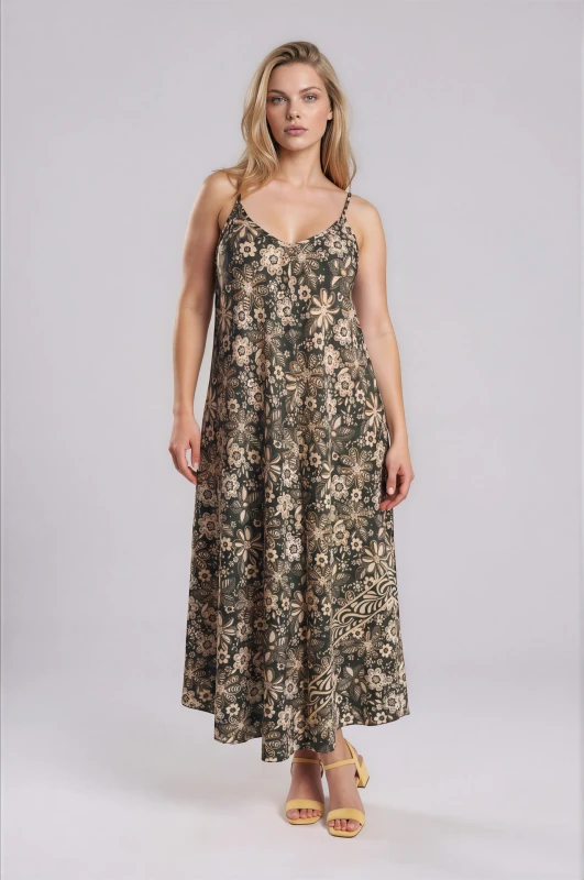 Φόρεμα Floral με Τιράντες