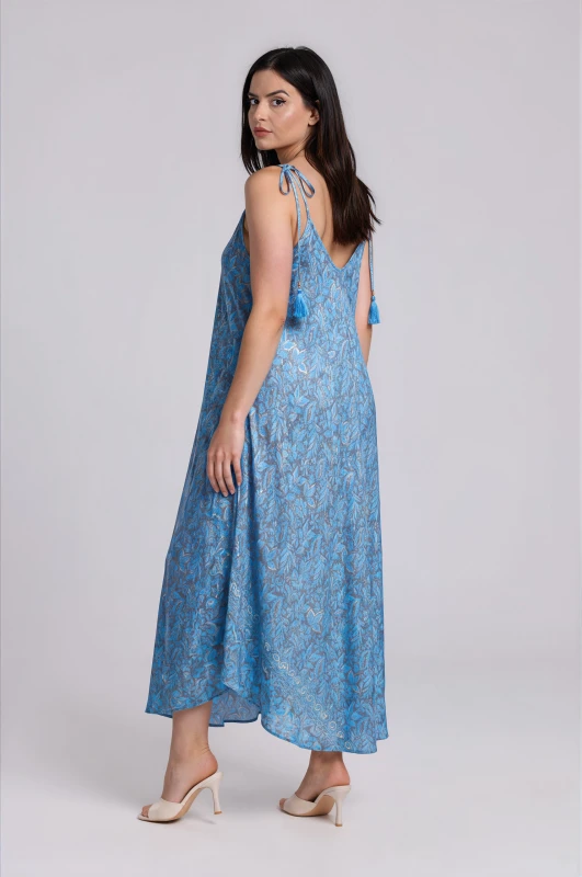 Dress Floral with Gold Details