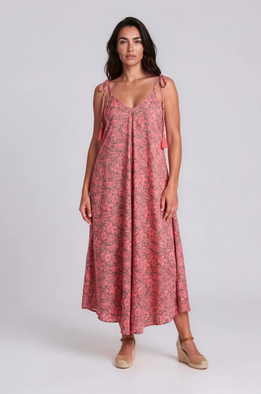 Dress Floral with Gold Details