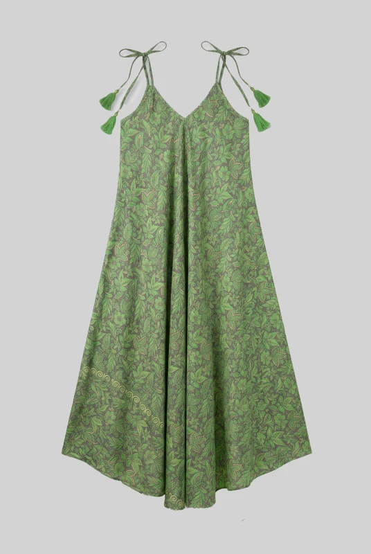Dress Floral with Gold Details