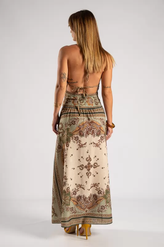Φόρεμα Halter Boho Breeze
