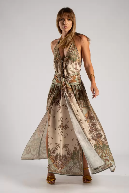 Φόρεμα Halter Boho Breeze