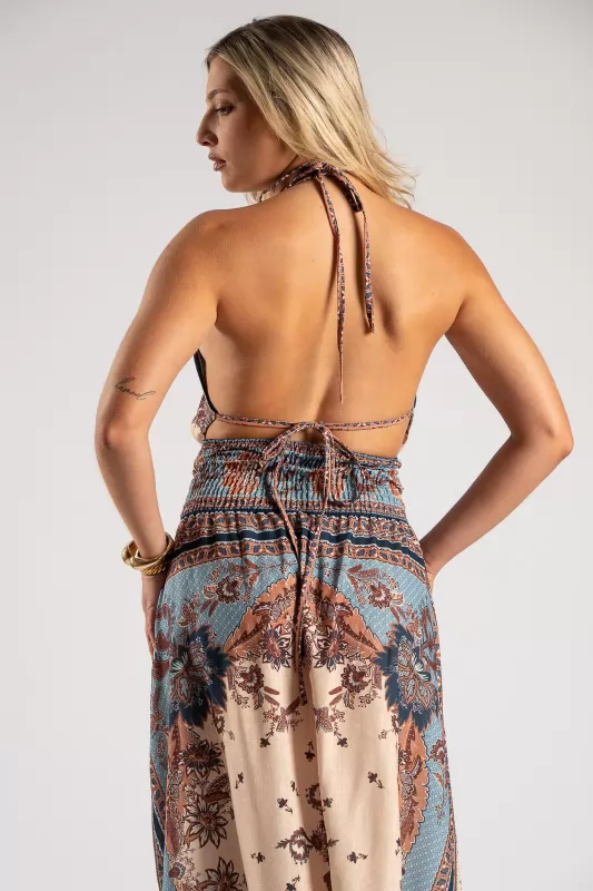 Φόρεμα Halter Boho Breeze