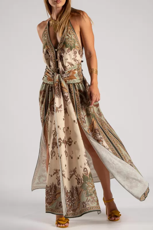 Φόρεμα Halter Boho Breeze